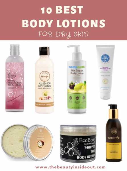 10 Best Chemical Free Body Lotions For Dry Skin In India | Affordable Body Moisturizers