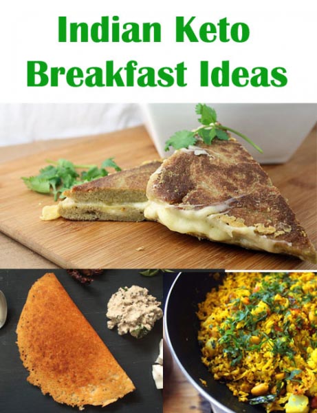 10 Best Indian Keto Breakfast Recipes For Vegetarians - Low Carb Ideas