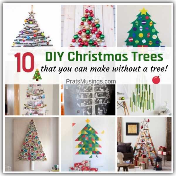 10 DIY Christmas Trees You Can Make Without A Tree