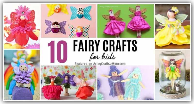10 Fantastic Fairy Crafts For Kids | Fairy Day Crafts