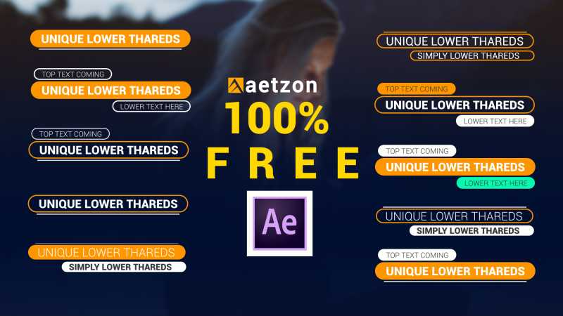 10 Free Lower Thirds Templates After Effects Download - After Effects Templates Free Download