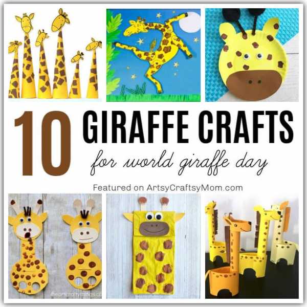 10 Groovy Giraffe Crafts For Kids | World Giraffe Day Crafts