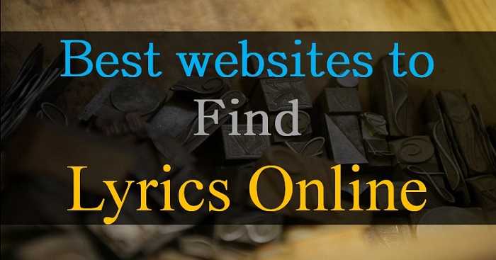 10 Sites To Find Lyrics Of Any Song Available - InfoGeekers