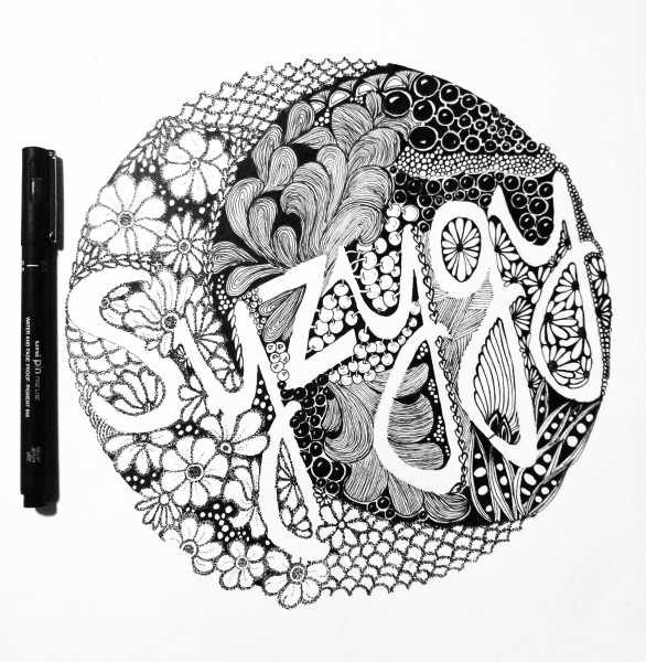 10 Zentangle Inspired Typography | Artwork | Hobby