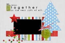 10 christmas theme collage style photo frame