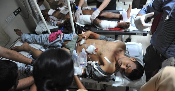 10 Killed, 50 Injured In Hyderabad Serial Bomb Blasts