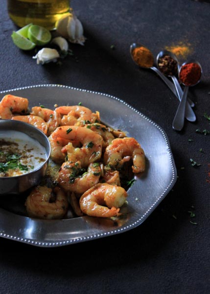 10 Minute Chilli Garlic Prawns