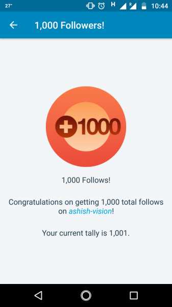 1000 Followers
