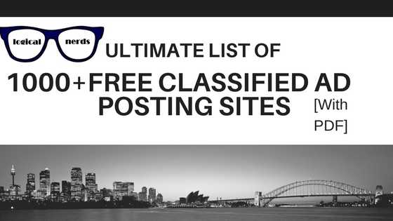 1000+Free Classified Ad Posting Sites With PDF - Post Free Ads Online