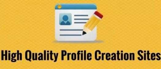 101 Profile Creation Sites List 2019 [High PR] To Create Backlinks