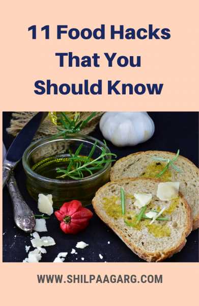 11 Food Hacks That You Should Know #AtoZChallenge - A Rose Is A Rose Is A Rose!