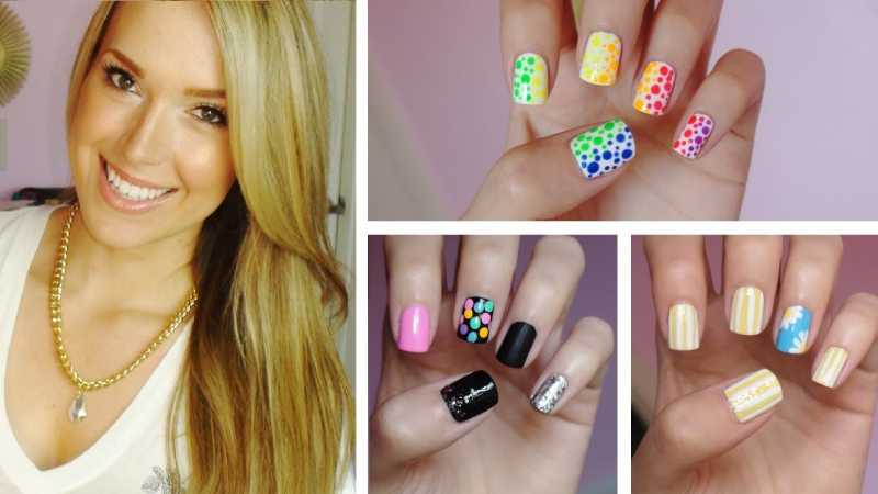 12+ Easy Summer Nails Tutorials For Beginners - NiceStyles