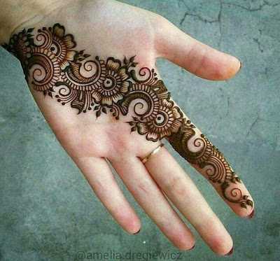 121 Simple Mehndi Designs For Hands || Easy Henna Patterns With Images