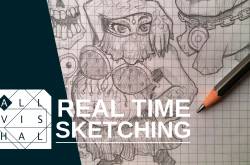 14 Minute Belly Dancer, OR How Long Does a Practice Sketch Take?