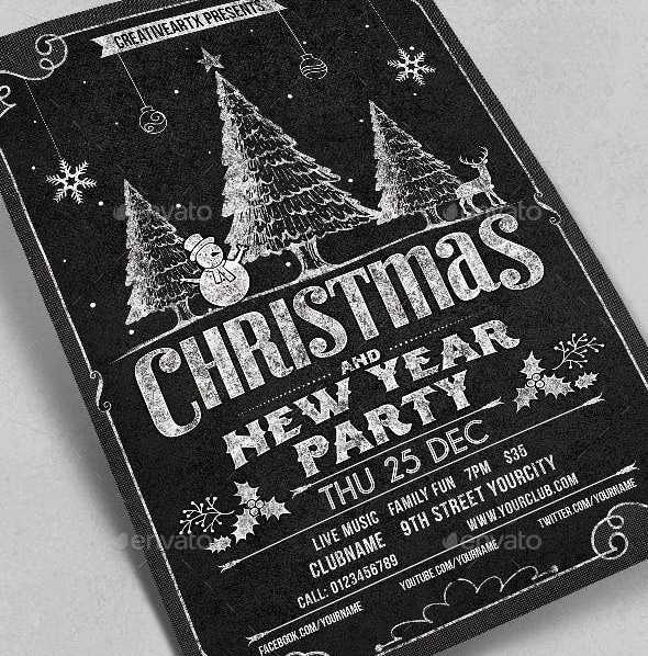 15 Cool Chalk Board Flyer Templates