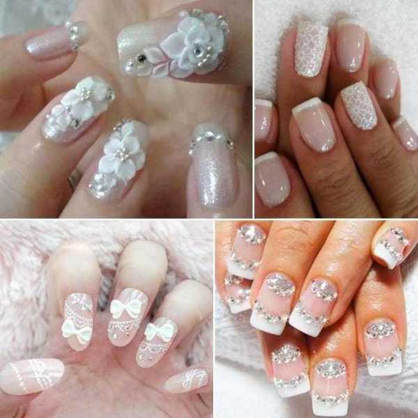 15 Eyecatching Bridal Nailart Design Ideas - WedAmor