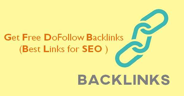 15+ Free DoFollow Backlinks Sites List 2019 - Get SEO Backlinks - Smart Blogging Ideas