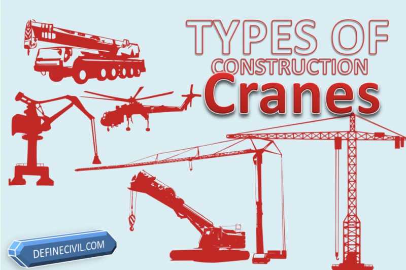 15 Types Of Cranes Used In Construction (SURPRISE List)