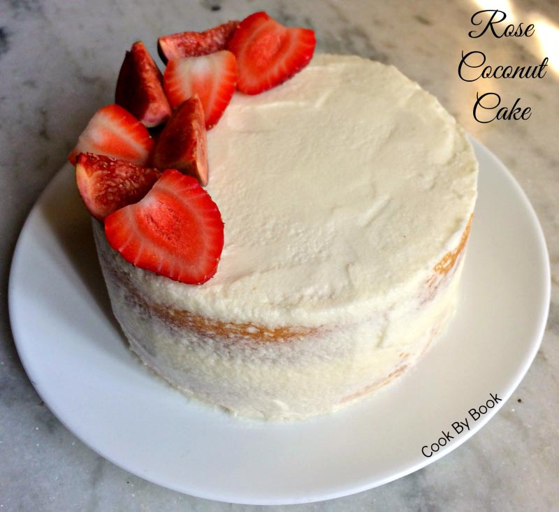 2-Layer Rose Coconut Cake