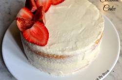 2-Layer Rose Coconut Cake