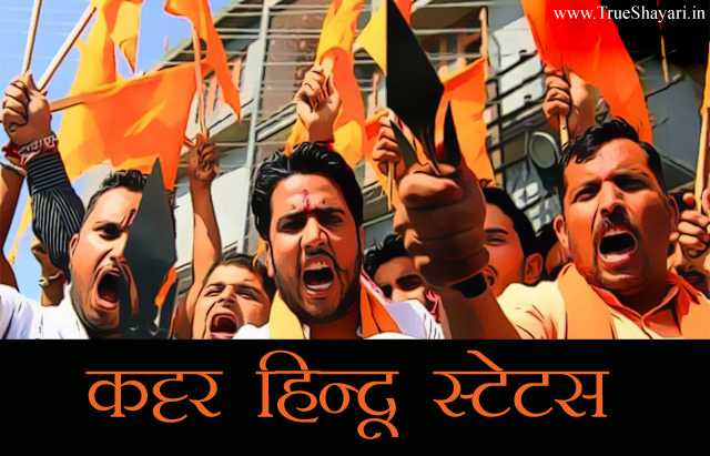 2 Line High Attitude Kattar Hindu Status In Hindi | कट्टर हिन्दू स्टेटस और शायरी
