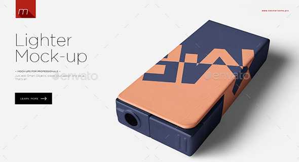20 Cool Cigarette & Lighter Mockup PSDs