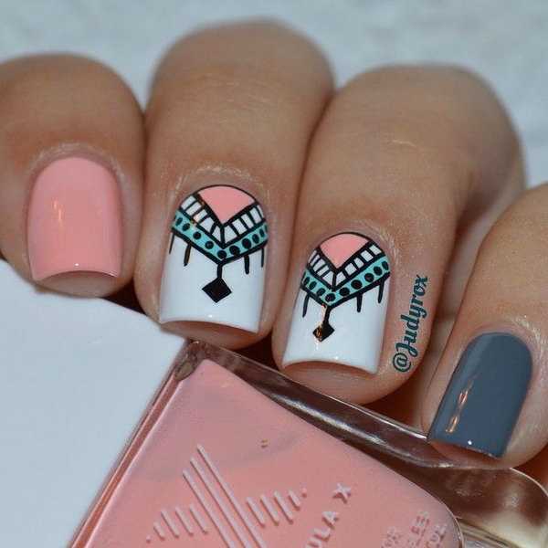 20+ Cool Tribal Nail Art Designs - NiceStyles