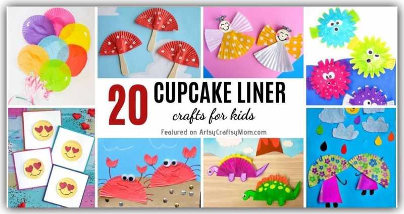 20 Cute And Easy Cupcake Liner Crafts For Kids