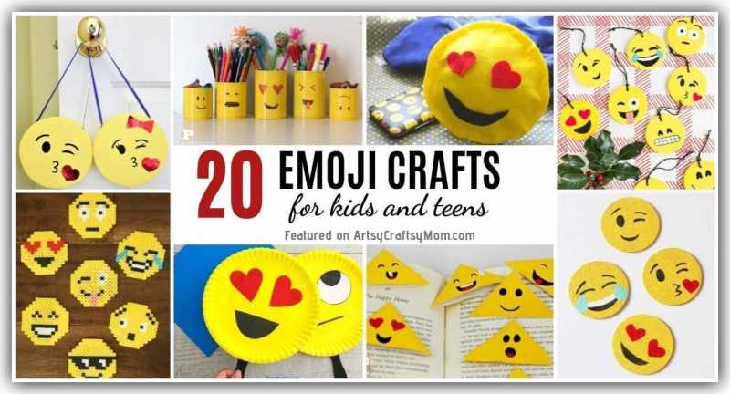 20 Emoji Crafts For Kids And Teens | World Emoji Day Crafts