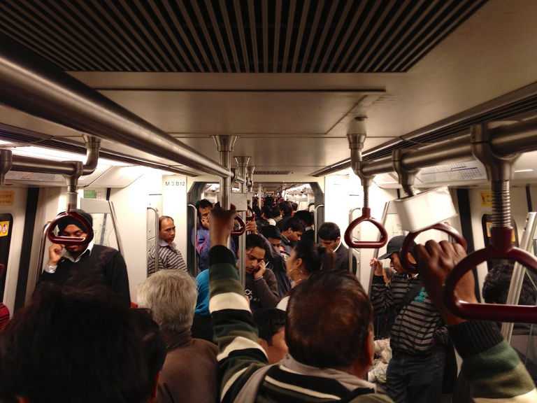 20 Year Old Man Collapses After Being Offered A Seat In Delhi Metro