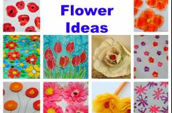 20 flower crafts ideas for kids - sparklingbuds