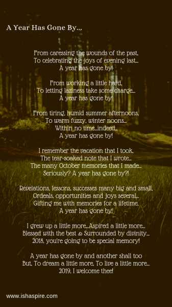 2018 - A Year I Shall Remember Forever…