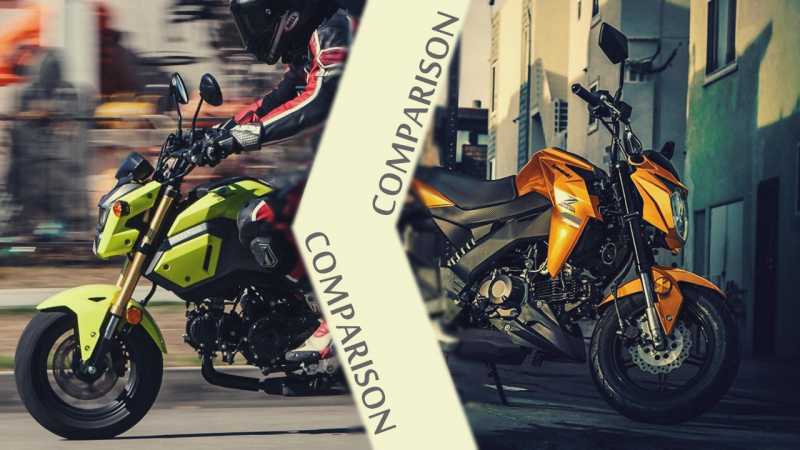 2019 Honda Grom Vs Kawasaki Z125 Pro | Comparison - Autopromag