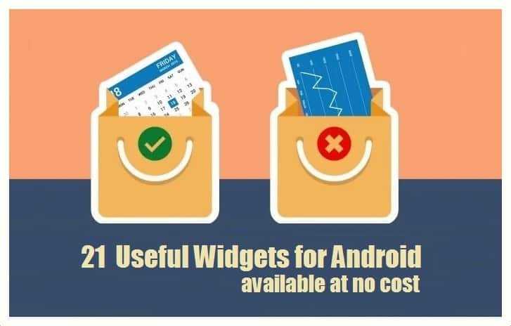 21 Useful Widgets For Android Available At No Cost - AllAndroidTips
