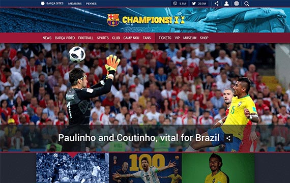 25 Of The Best Football Websites In The World - Priority Pixels