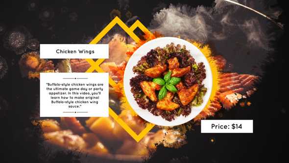 27 Cool Food Animation After Effects Templates