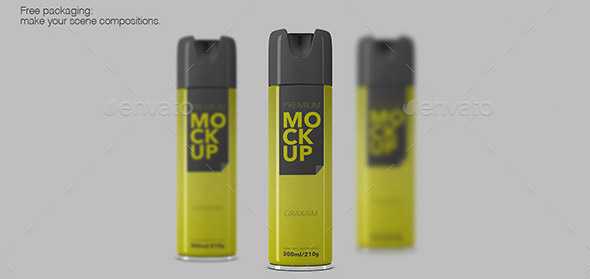 27 Cool Spray Mockup PSDs