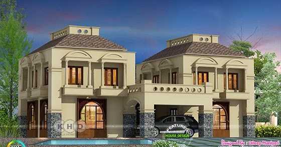 2780 Sq-ft 4 Bedroom Arabian Model House Plan