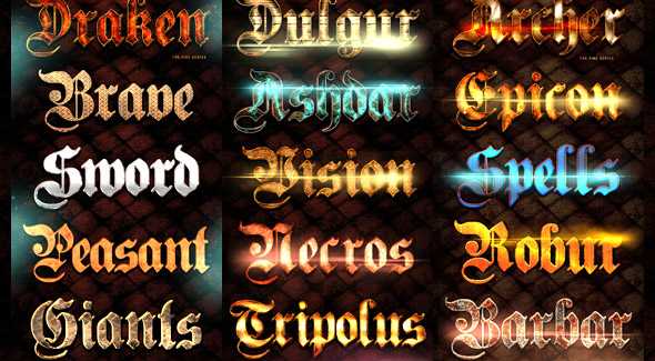 28 Cool Game Photoshop Text Style (ASL)