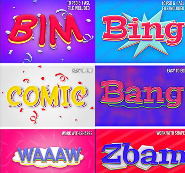 29 Cool Candy Photoshop Text Styles (ASL)