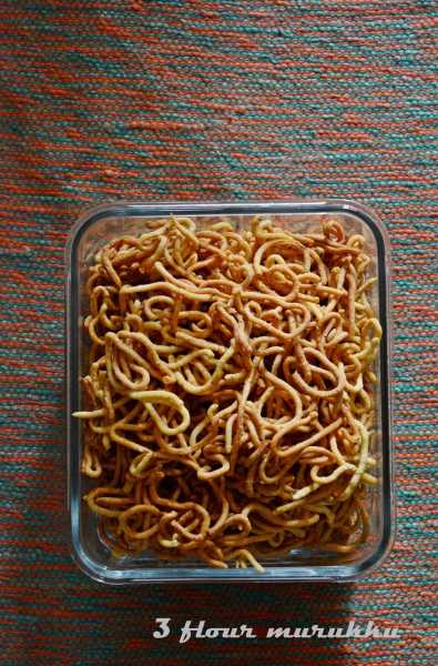 3 Flour Murukku It Is!