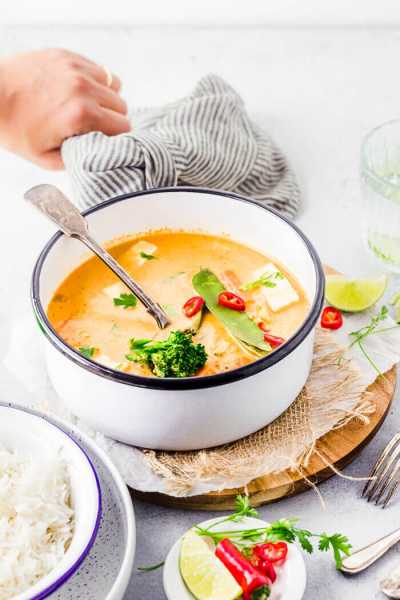 30 Minutes Thai Red Curry Recipe | Thai Red Curry With Vegetables