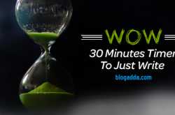 30 Minutes Timer To Just Write