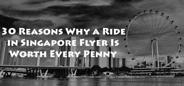 30 Reasons Why A Ride In Singapore Flyer Is Worth Every Penny