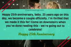 35 Best Happy 25th wedding anniversary Quotes With Images