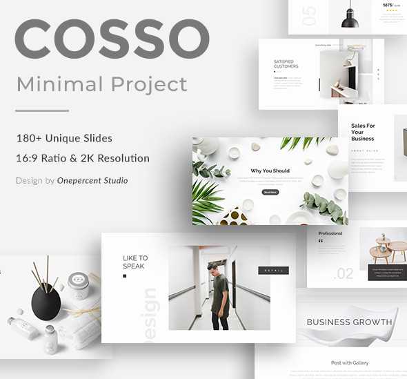 36 Minimal Google Slides Presentation Templates