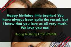 38 Sweet Happy Birthday Little Brother - Wishes And Quotes
