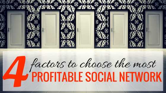 4 Factors To Choose The Most Profitable Social Media Network For Your Business