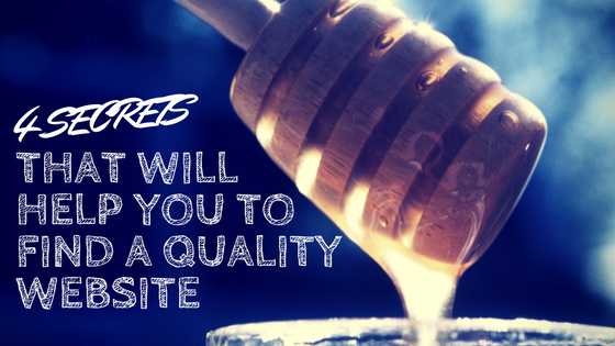 4 Secrets That Will Help You To Find A Quality Website - Digital Marketing Consultant & SEO Consultant