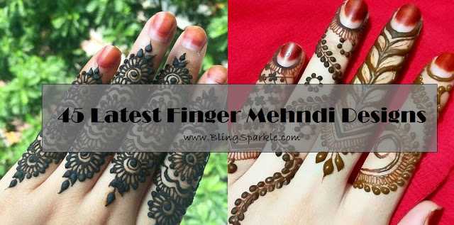 45 Latest Finger Mehndi Designs || Finger Mehndi Style